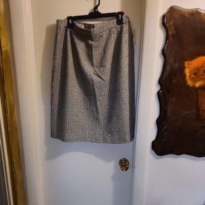 Black and white skirt